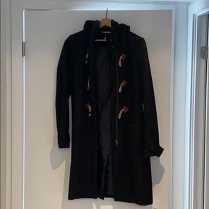Black J Crew pea coat